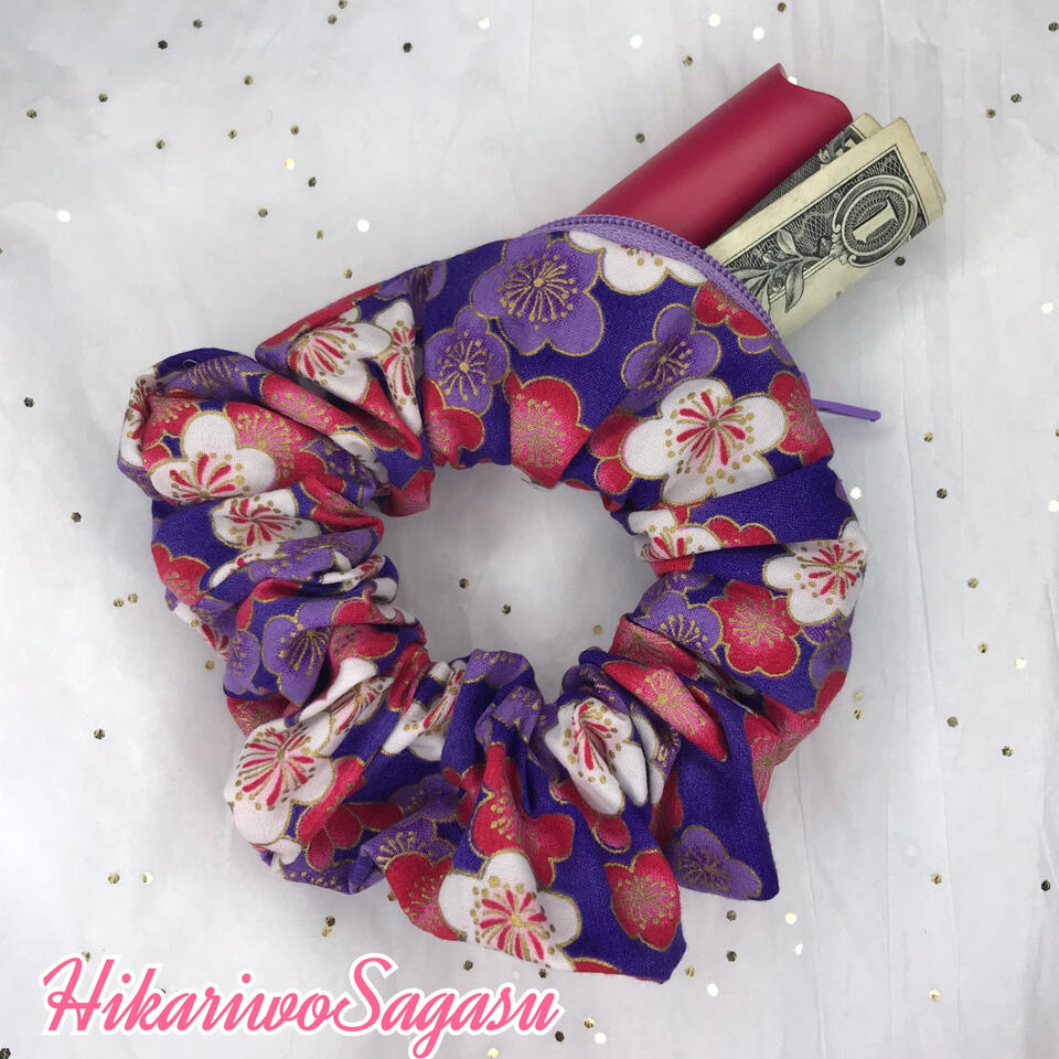 Zipper Scrunchie (Stashie)
